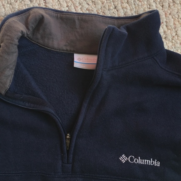 Columbia Navy Sweater (Used, Very Good Condition) - Picture 2 of 2